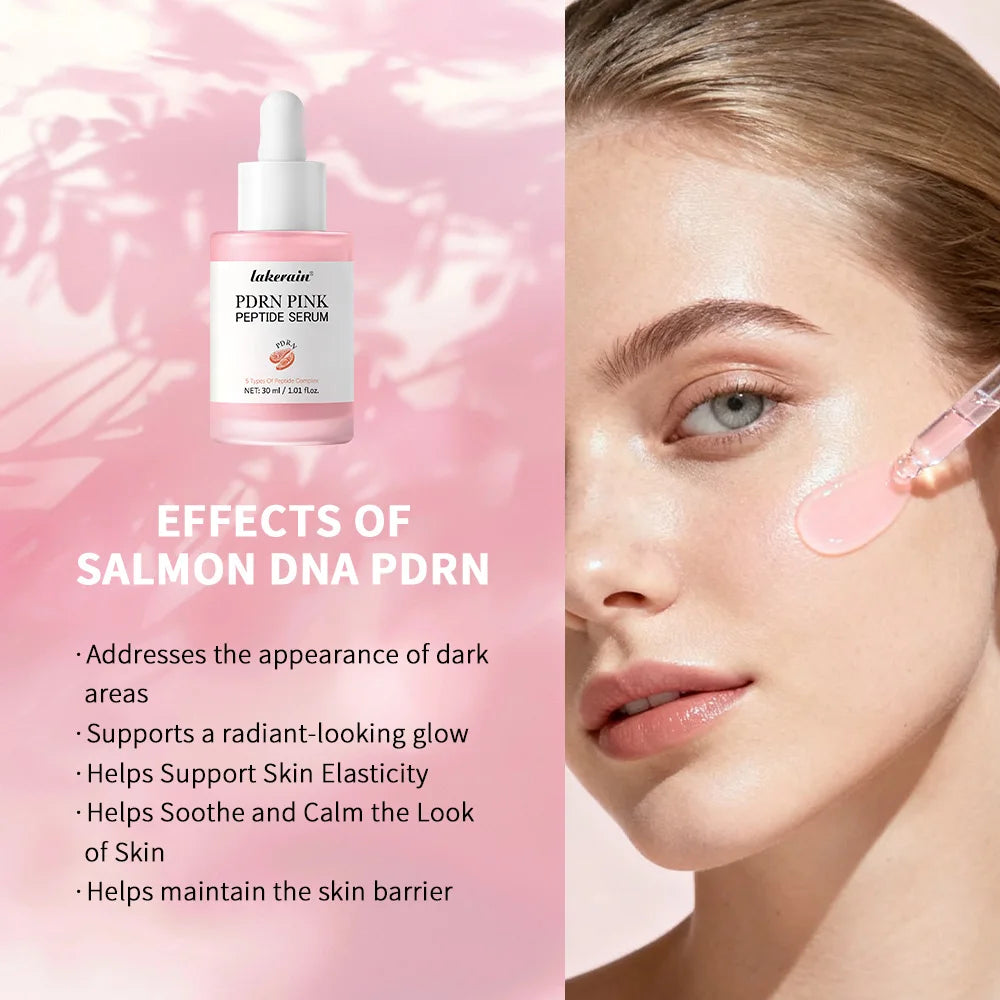 Pink Peptide Face Serum – Hydrating, Brightening Care