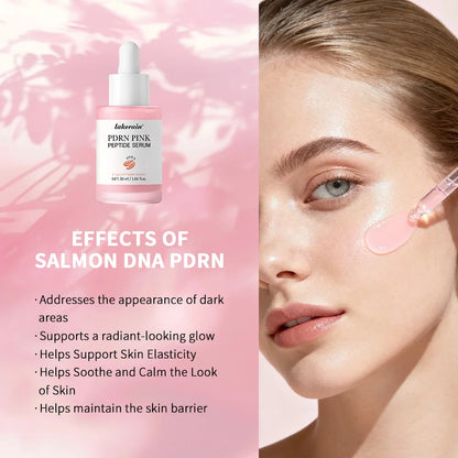 Pink Peptide Face Serum – Hydrating, Brightening Care