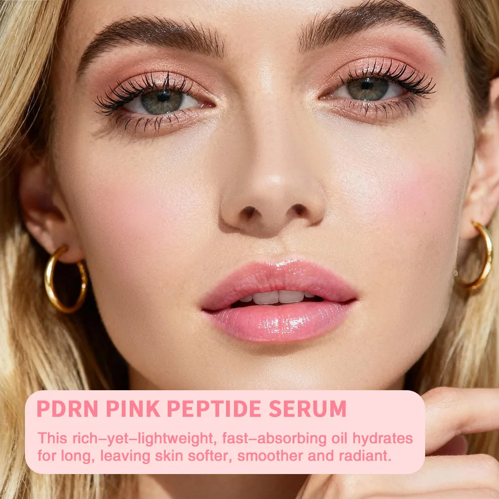 Pink Peptide Face Serum – Hydrating, Brightening Care