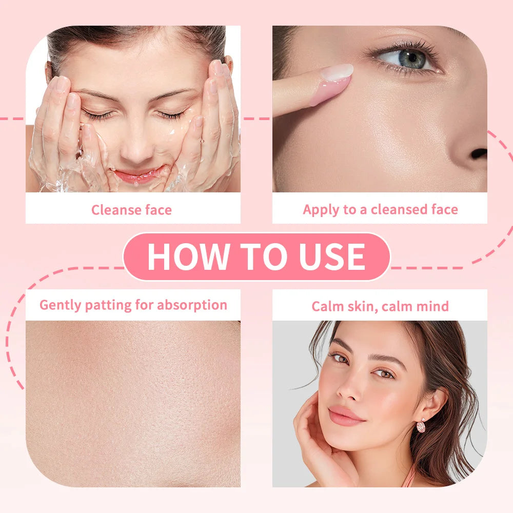 Pink Peptide Face Serum – Hydrating, Brightening Care